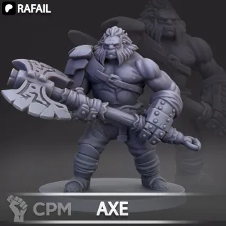 Описание картинки Axe от Naggaroth Night по цене 600руб | Свободный Рынок Миниатюр - СРМ