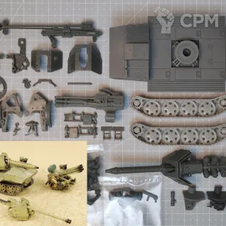 Описание картинки FALLSCHIRM RSO /LASERKANONE/FLAK 3/PAK 40 от Ded Semen по цене 2 000руб | Свободный Рынок Миниатюр - СРМ