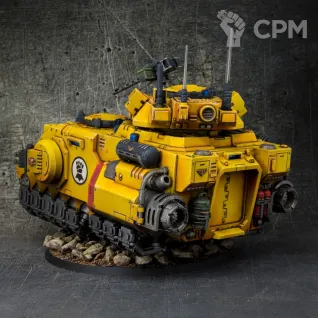 Описание картинки Space Marines Gladiator (1) - Imperial fists army от Brushsinger по цене 15 435руб | Свободный Рынок Миниатюр - СРМ