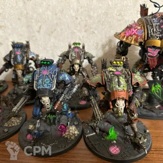 Описание картинки Армия Chaos Knights от Aus по цене 60 000руб | Свободный Рынок Миниатюр - СРМ