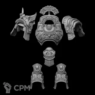 Описание картинки Armour model “Vetustus” type Romanus от LDBits по цене 968руб | Свободный Рынок Миниатюр - СРМ