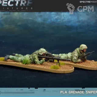 Описание картинки PLA Grenade Sniper Team от Wardog Workshop по цене 400руб | Свободный Рынок Миниатюр - СРМ