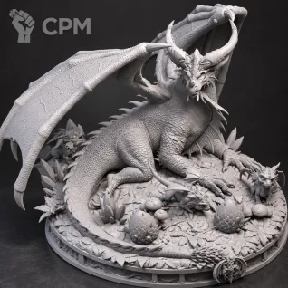 Описание картинки Коллекционная фигурка Дракон Алекстраза / Alexstrasza Dragon - WOW | World of Warcraft от The Long Rest по цене 7 778руб | Свободный Рынок Миниатюр - СРМ