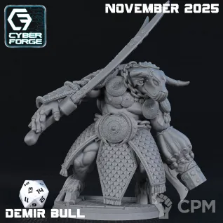 Описание картинки Demir Bull от Manufactorum76 по цене 1 600руб | Свободный Рынок Миниатюр - СРМ