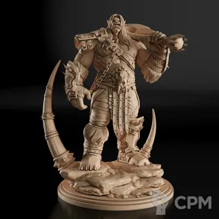 Описание картинки Grommash Hellscream Фигурка (World of Warcraft) от GAS3TXD  по цене 4 600руб | Свободный Рынок Миниатюр - СРМ