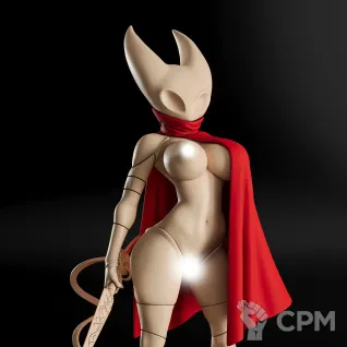 Описание картинки Hornet + Futa Фигурка (Hollow Knight: Silk Song) от GAS3TXD  по цене 2 900руб | Свободный Рынок Миниатюр - СРМ