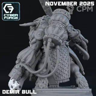 Описание картинки Demir Bull от Manufactorum76 по цене 1 600руб | Свободный Рынок Миниатюр - СРМ