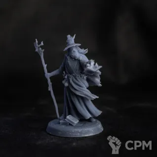 Описание картинки Человек/Чародей/Волшебник/Колдун от Dark Craft Hobby по цене 351руб | Свободный Рынок Миниатюр - СРМ