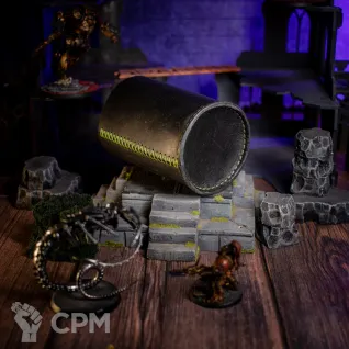 Описание картинки Стакан для кубов с крышкой/Кубомёт/Dice cup/Некроны/Necrons/Warhammer от Мастерская - 2D20 по цене 4 000руб | Свободный Рынок Миниатюр - СРМ