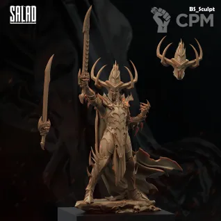 Описание картинки Malekith от Naggaroth Night по цене 1 800руб | Свободный Рынок Миниатюр - СРМ