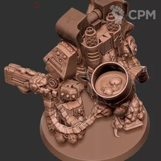 Описание картинки Дредноут Нургла от 3D Wargaming по цене 1 020руб | Свободный Рынок Миниатюр - СРМ
