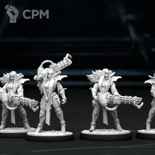 Описание картинки Sisters of Sacrifice Crematorians от Manufactorum76 по цене 750руб | Свободный Рынок Миниатюр - СРМ