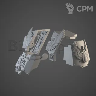 Описание картинки Blood Angelo Armor Redemptor Dreadnought от WebWay 3D по цене 400руб | Свободный Рынок Миниатюр - СРМ