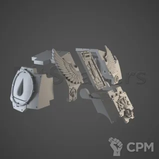 Описание картинки Blood Angelo Armor Redemptor Dreadnought от WebWay 3D по цене 400руб | Свободный Рынок Миниатюр - СРМ