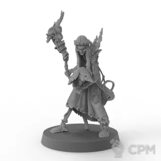 Описание картинки МОРОК: миниатюры Баба Яга и Жар-Птица от MinisMaker по цене 1 200руб | Свободный Рынок Миниатюр - СРМ