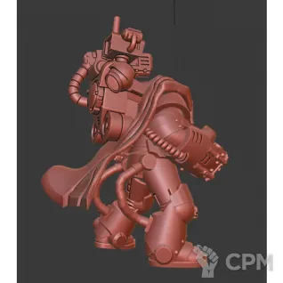 Описание картинки Imperial Fists Captain от WebWay 3D по цене 367руб | Свободный Рынок Миниатюр - СРМ