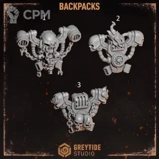 Описание картинки Backpack Legion of the Damned (Cursed company 2, 1 битц) от Dr. Printicus по цене 60руб | Свободный Рынок Миниатюр - СРМ