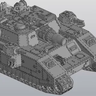 Описание картинки Baneblade от R.E.print по цене 10 000руб | Свободный Рынок Миниатюр - СРМ