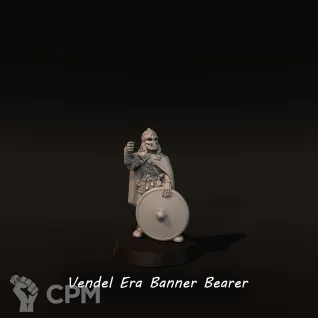 Описание картинки Vendel Era Bannerbearer от Recruiter по цене 200руб | Свободный Рынок Миниатюр - СРМ