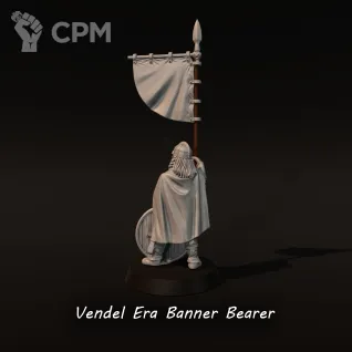 Описание картинки Vendel Era Bannerbearer от Recruiter по цене 200руб | Свободный Рынок Миниатюр - СРМ