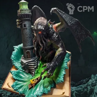 Описание картинки Ктулху (Cthulhu) от Farelit по цене 10 000руб | Свободный Рынок Миниатюр - СРМ