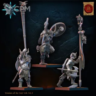 Описание картинки Barbarian regiment with spears/axes CG от PocketSized Prints по цене 900руб | Свободный Рынок Миниатюр - СРМ