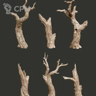 Описание картинки Bark Trees от Орки с наГорки по цене 400руб | Свободный Рынок Миниатюр - СРМ
