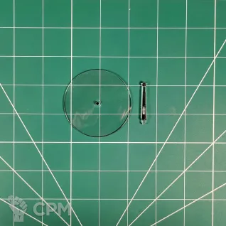 Описание картинки Flying Base 60 mm База прозрачная (штырь с шаром) от Vault Boy по цене 198руб | Свободный Рынок Миниатюр - СРМ