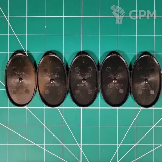 Описание картинки Base Oval 75x42 x5 Базы (Подставки оригинал GW) Б\У I от Каджит по цене 798руб | Свободный Рынок Миниатюр - СРМ