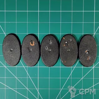 Описание картинки Base Oval 75x42 x5 Базы (Подставки оригинал GW) Б\У II от Каджит по цене 798руб | Свободный Рынок Миниатюр - СРМ