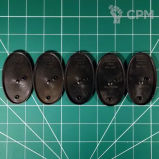 Описание картинки Base Oval 75x42 x5 Базы (Подставки оригинал GW) Б\У III от Каджит по цене 798руб | Свободный Рынок Миниатюр - СРМ