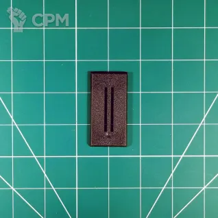 Описание картинки Citadel Base Rectangular 30x60 Подставка прямоугольная Slot (Оригинал Games Workshop) от Vault Boy по цене 228руб | Свободный Рынок Миниатюр - СРМ