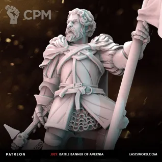 Описание картинки Middenheim standard bearer от Daniilfedyakov по цене 350руб | Свободный Рынок Миниатюр - СРМ
