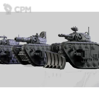 Описание картинки Death Squad Battle Tank от WebWay 3D по цене 3 500руб | Свободный Рынок Миниатюр - СРМ