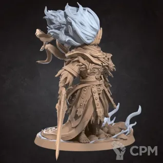 Описание картинки БЕЗЫМЯННЫЙ КОРОЛЬ (Dark Souls) масштаб 35мм от Mind Mash print  по цене 890руб | Свободный Рынок Миниатюр - СРМ