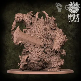 Описание картинки Great Unclean One Lord of Decay от Brother Ork по цене 4 000руб | Свободный Рынок Миниатюр - СРМ