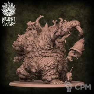 Описание картинки Great Unclean One Lord of Decay от Brother Ork по цене 4 000руб | Свободный Рынок Миниатюр - СРМ