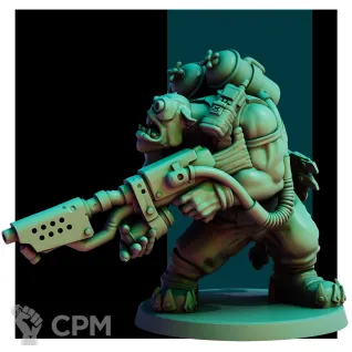 Описание картинки Ork Nobz от Печатный подвальчик по цене 770руб | Свободный Рынок Миниатюр - СРМ