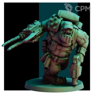 Описание картинки Ork Nobz от Печатный подвальчик по цене 770руб | Свободный Рынок Миниатюр - СРМ