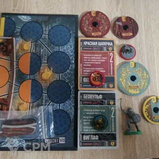 Описание картинки Настольная игра Unmatched. Красная Шапочка vs. Беовульф от king по цене 1 500руб | Свободный Рынок Миниатюр - СРМ