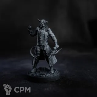 Описание картинки Тифлинг / Воин, варвар от Dark Craft Hobby по цене 256руб | Свободный Рынок Миниатюр - СРМ