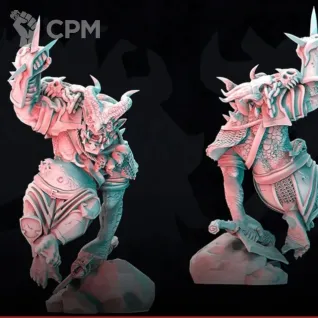 Описание картинки Chaos trolls / Chaos ogres от Daniilfedyakov по цене 550руб | Свободный Рынок Миниатюр - СРМ