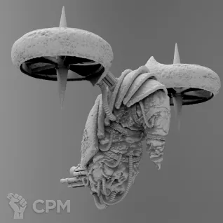 Описание картинки Foetid Bloat-Drone от Zakat-3D по цене 900руб | Свободный Рынок Миниатюр - СРМ