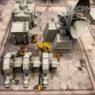 Описание картинки Игровое поле Ruined streets (6/10mm) bd0026 60"х44" от WargamePrint по цене 2 450руб | Свободный Рынок Миниатюр - СРМ