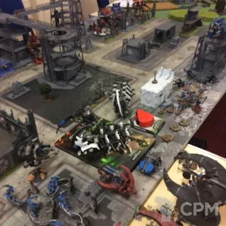 Описание картинки Игровое поле "Ruined streets" bd002 60"х44" от WargamePrint по цене 2 450руб | Свободный Рынок Миниатюр - СРМ