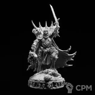 Описание картинки Drahomyr Lord of Undead от Мастерская террейна по цене 400руб | Свободный Рынок Миниатюр - СРМ