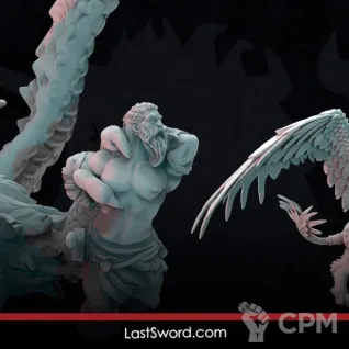 Описание картинки Freeguild General on Griffon от Daniilfedyakov по цене 1 600руб | Свободный Рынок Миниатюр - СРМ