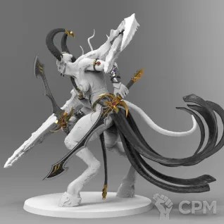 Описание картинки Keeper of Secrets N'Kari от 3Д печать миниатюр по цене 2 380руб | Свободный Рынок Миниатюр - СРМ