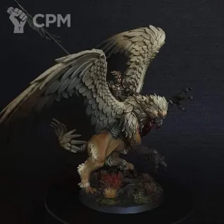Описание картинки Freeguild General on Griffon от Daniilfedyakov по цене 1 600руб | Свободный Рынок Миниатюр - СРМ