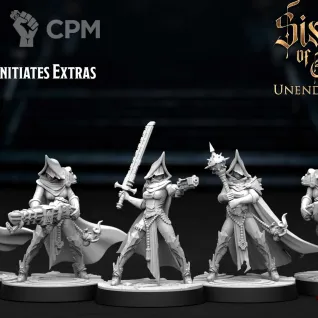 Описание картинки Devoted Initiates V2 от Manufactorum76 по цене 750руб | Свободный Рынок Миниатюр - СРМ